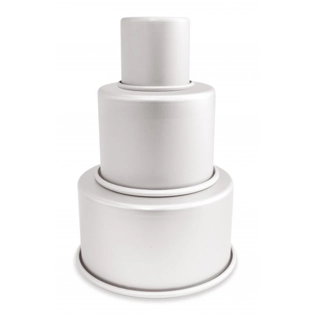 3 Moules Pièce Montée Aluminium Scrapcooking 4 3 Moules Pièce Montée Aluminium Scrapcooking – Image 2