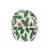 Caissette Cupcake Houx De Noël House Of Marie (x50) -Wilton shop caisettes cupcakes houx house of mar
