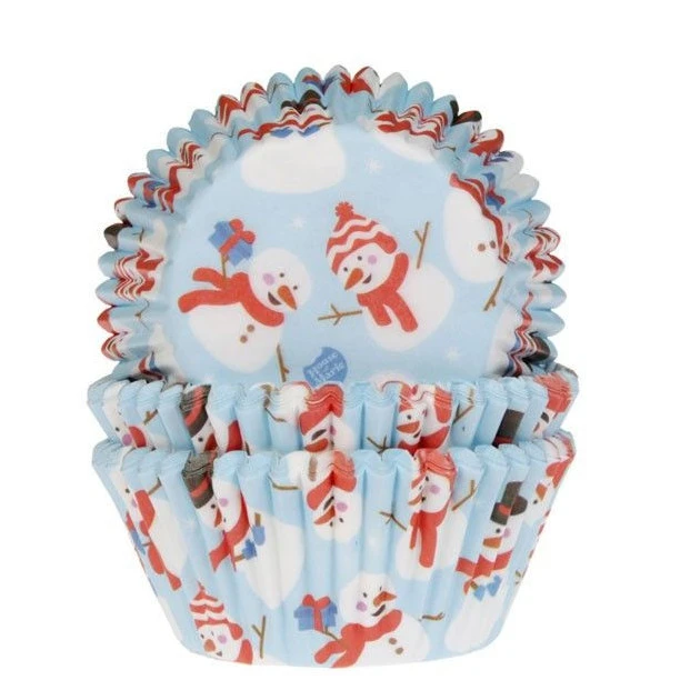 House Of Marie Caissette Cupcake Bonhomme De Neige X50 3 House Of Marie Caissette Cupcake Bonhomme De Neige X50