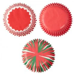 Caissette Cupcake Couleurs Noël Wilton (x75)