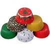 Caissette Cupcake Assortiment Noël Wilton (x150) -Wilton shop caissettes cupcakes boite assortimen