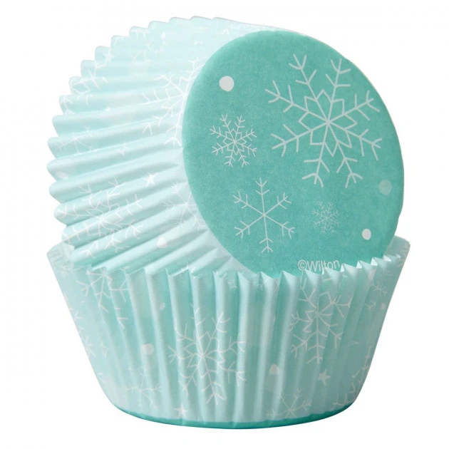 Caissette Cupcake Flocons Neige Wilton (x75) 3 Caissette Cupcake Flocons Neige Wilton (x75)