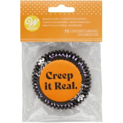 Caissettes Cupcakes Squelette Halloween Wilton (x75)