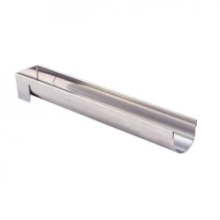 Gouttière à Bûche Ronde Fine Démontable Inox 30.4 X 4.4 X 4 Cm De Buyer