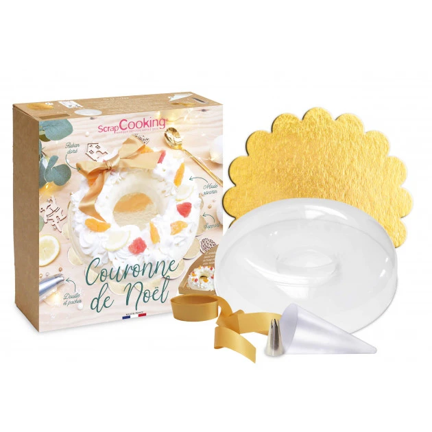 Kit Gâteau Couronne De Noël Scrapcooking 4 Kit Gâteau Couronne De Noël Scrapcooking – Image 2