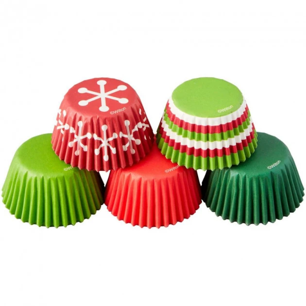 Mini Caissettes En Papier Rouge Et Vert Ø3cm (x150) Wilton 3 Mini Caissettes En Papier Rouge Et Vert Ø3cm (x150) Wilton