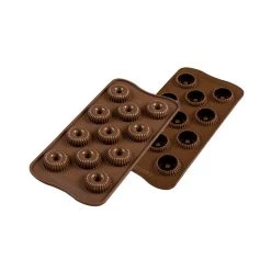 Moule à Chocolat 11 Couronnes Easy Choc - Silicone Spécial Chocolat -Wilton shop moule a chocolat 11 couronnes easy choc silicone special chocolat 2