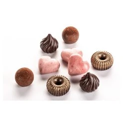 Moule à Chocolat 12 Cœurs Bombés Easy Choc - Silicone Spécial Chocolat -Wilton shop moule a chocolat 12 coeurs bombes easy choc silicone special chocolat 3