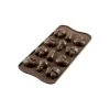 Moule à Chocolat 12 Sujets Bébé Easy Choc - Silicone Spécial Chocolat -Wilton shop moule a chocolat 12 sujets bebe easy choc silicone special chocolat
