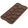 Moule à Chocolat 14 Flocons Easy Choc - Silicone Spécial Chocolat -Wilton shop moule a chocolat 14 flocons easy choc silicone special chocolat