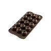 Moule à Chocolat 15 Boules Easy Choc - Silicone Spécial Chocolat -Wilton shop moule a chocolat 15 boules easy choc silicone special chocolat
