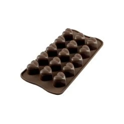 Moule à Chocolat 15 Coeurs Easy Choc - Silicone Spécial Chocolat
