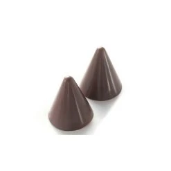 Moule à Chocolat 15 Cônes Easy Choc - Silicone Spécial Chocolat -Wilton shop moule a chocolat 15 cones easy choc silicone special chocolat 2
