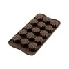 Moule à Chocolat 15 Fleurs Easy Choc - Silicone Spécial Chocolat -Wilton shop moule a chocolat 15 fleurs easy choc silicone special chocolat