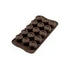 Moule à Chocolat 15 Ronds Easy Choc - Silicone Spécial Chocolat -Wilton shop moule a chocolat 15 ronds easy choc silicone special chocolat
