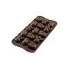 Moule à Chocolat 15 Sujets Noël Easy Choc - Silicone Spécial Chocolat -Wilton shop moule a chocolat 15 sujets noel easy choc silicone special chocolat