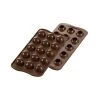 Moule à Chocolat 15 Truffes Easy Choc - Silicone Spécial Chocolat -Wilton shop moule a chocolat 15 truffes easy choc silicone special chocolat