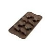 Moule à Chocolat 8 Feuilles Easy Choc - Silicone Spécial Chocolat -Wilton shop moule a chocolat 8 feuilles easy choc silicone special chocolat