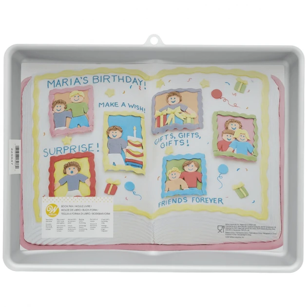 Moule à Gâteau Livre Ouvert Wilton 3 Moule à Gâteau Livre Ouvert Wilton