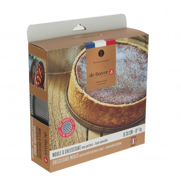 Moule à Manqué Rond Inox Perforé Amovible Ø 24 Cm X H 6,5 Cm De Buyer 6 Moule à Manqué Rond Inox Perforé Amovible Ø 24 Cm X H 6,5 Cm De Buyer – Image 4