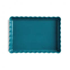 Moule à Tarte Rectangulaire En Céramique 33,5 X 24 Cm Calanque Emile Henry -Wilton shop moule a tarte rectangulaire en ceramique 335 x 22 cm calanque emile henry 2