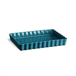 Moule à Tarte Rectangulaire En Céramique 33,5 X 24 Cm Calanque Emile Henry