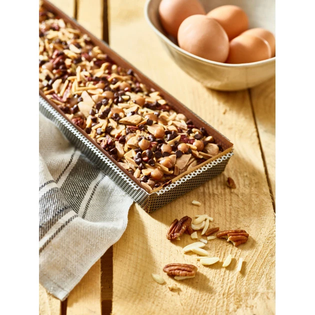 Moule à Tarte Rectangulaire Inox Perforé Amovible 35 X 10 Cm X H 3,5 Cm De Buyer 4 Moule à Tarte Rectangulaire Inox Perforé Amovible 35 X 10 Cm X H 3,5 Cm De Buyer – Image 2