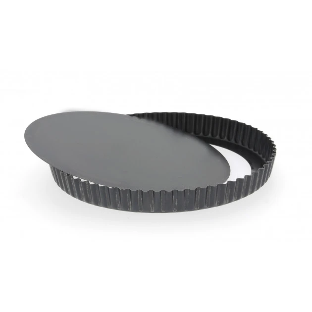 Moule à Tarte Tôle Bleue Fond Amovible Ø 24 Cm X H 2,5 Cm De Buyer 3 Moule à Tarte Tôle Bleue Fond Amovible Ø 24 Cm X H 2,5 Cm De Buyer