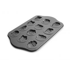 Moule Anti-adhérent Biscuits Halloween 44 X 28 Cm (x12) Ibili -Wilton shop moule anti adherent biscuits halloween 44 x 28 cm x12 ibili 2