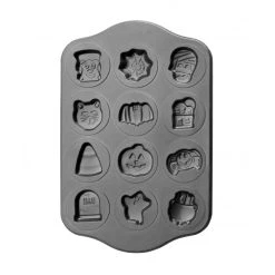Moule Anti-adhérent Biscuits Halloween 44 X 28 Cm (x12) Ibili