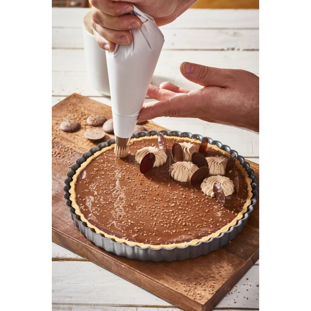 Moule Anti Adhésif Tarte Cannelée Droite Ø 20 Cm X H 2 Cm De Buyer 4 Moule Anti Adhésif Tarte Cannelée Droite Ø 20 Cm X H 2 Cm De Buyer – Image 2