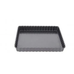 Moule Anti Adhésif Tarte Carrée Fond Amovible 18 Cm X H 2,7 Cm De Buyer -Wilton shop moule anti adhesif tarte carree fond amovible 18 cm x h 27 cm de buyer 1
