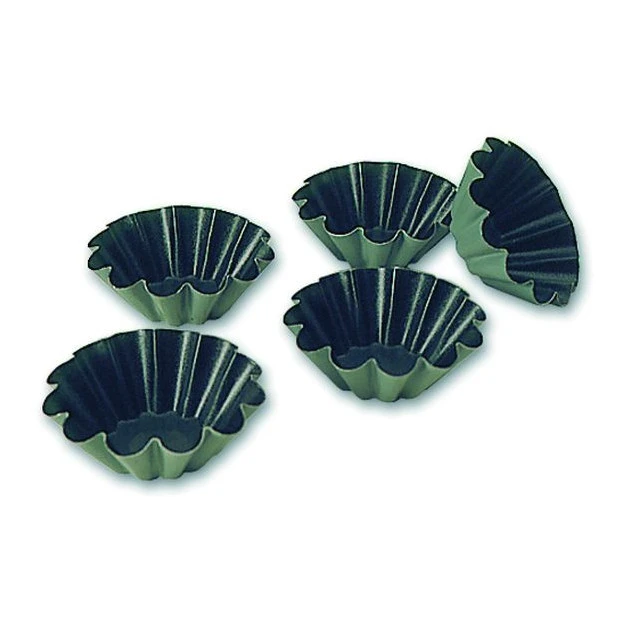 Moule Brioche 12 Côtes 7 Cm X H 2,8 Cm (x25) Matfer 3 Moule Brioche 12 Côtes 7 Cm X H 2,8 Cm (x25) Matfer