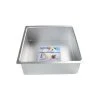 Moule Carré 25 X 25 Cm H.10 Cm Aluminium PME 2 Moule Carré 25 X 25 Cm H.10 Cm Aluminium PME -Wilton shop moule carre 25 x 25 cm h10 cm aluminium pme