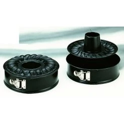 Moule à Savarin Anti Adhésif Fond Amovible Ø 24 Cm X H 6,5 Cm Ibili