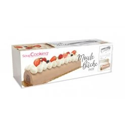 Moule Inox Bûche + Insert Offert Scrapcooking -Wilton shop moule inox buche insert offert scrapcooking 2