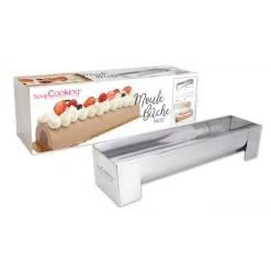 Moule Inox Bûche + Insert Offert Scrapcooking -Wilton shop moule inox buche insert offert scrapcooking 3