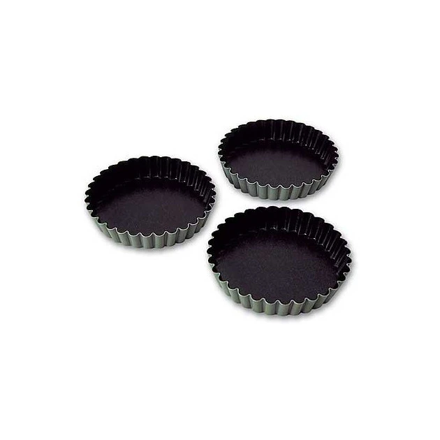 Moule Tartelette 8,5 Cm X H 1,6 Cm (x12) Matfer 3 Moule Tartelette 8,5 Cm X H 1,6 Cm (x12) Matfer