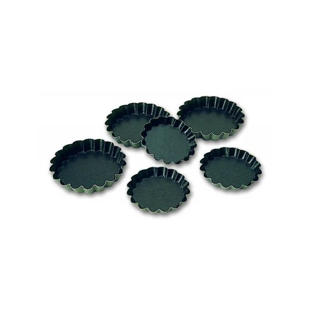 MATFER Moule Tartelette Cannelée Exopan Ø10cm H.1.8cm (x12) 3 MATFER Moule Tartelette Cannelée Exopan Ø10cm H.1.8cm (x12)