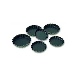 MATFER Moule Tartelette Cannelée Exopan Ø8.5cm H.1.3cm (x12)