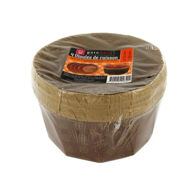 GATODECO Moules De Cuisson Spécial Brioches Pains Gatodéco (x4) 3 GATODECO Moules De Cuisson Spécial Brioches Pains Gatodéco (x4)