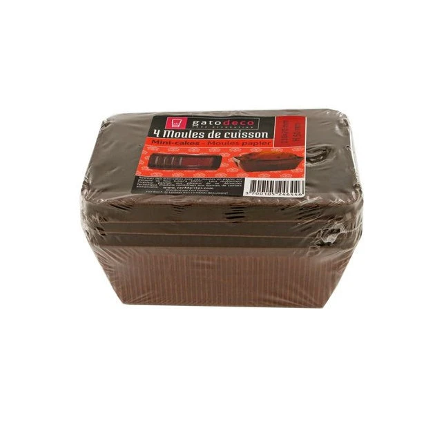GATODECO Moules De Cuisson Spécial Mini-Cakes Gatodéco (x4) 3 GATODECO Moules De Cuisson Spécial Mini-Cakes Gatodéco (x4)
