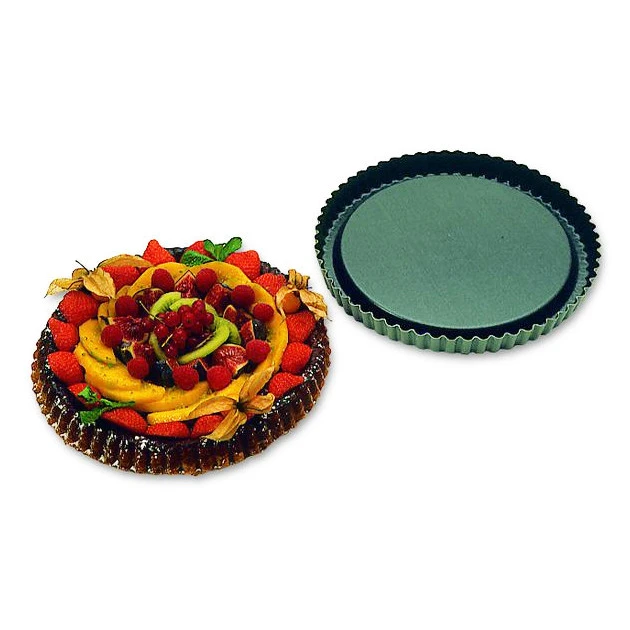 Tourtière Spéciale Fruits Frais 28 Cm X H 2,5 Cm Matfer 3 Tourtière Spéciale Fruits Frais 28 Cm X H 2,5 Cm Matfer